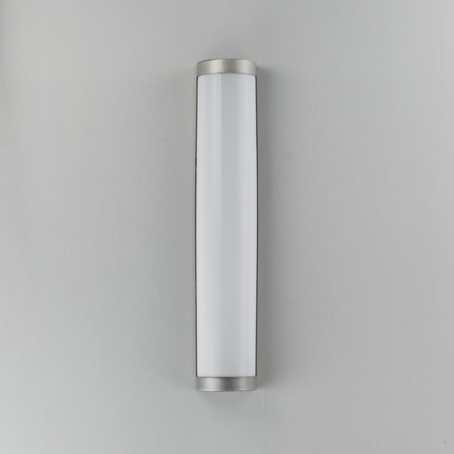 Halfpipe 26" 5CCT LED Outdoor Wall Sconce in Brushed Aluminum