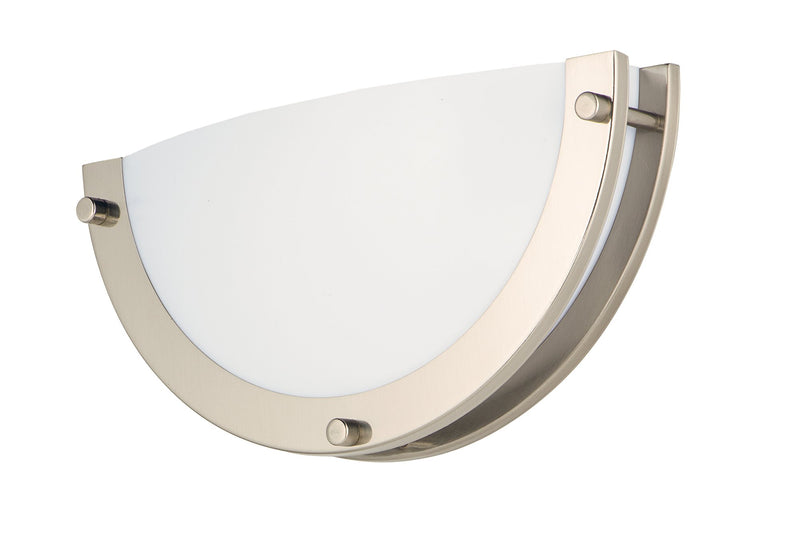 Linear LED 12" Wall Sconce in Satin Nickel