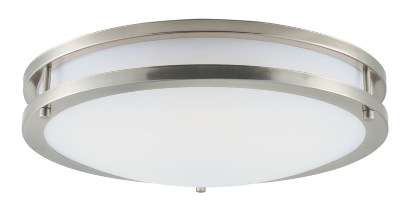 Linear LED 16" Flush Mount in Satin Nickel