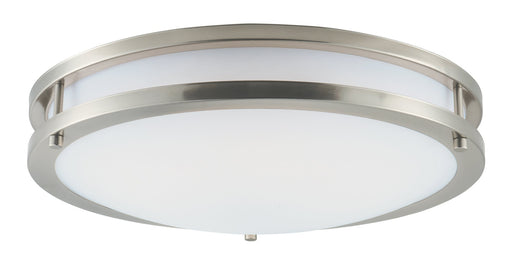 Linear LED 16" Flush Mount in Satin Nickel