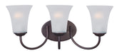 Logan Three Light Bath Vanity in Oil Rubbed Bronze