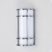 Moon Ray 12" LED Outdoor Wall Sconce in Satin Nickel