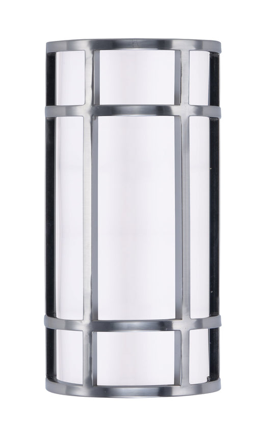 Moon Ray 12" LED Outdoor Wall Sconce in Satin Nickel