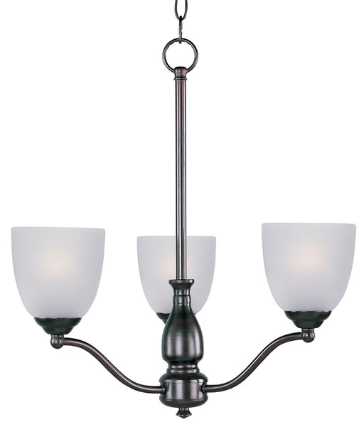 Stefan Three Light Chandelier in Oil Rubbed Bronze