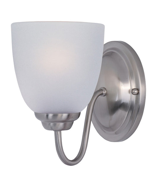 Stefan One Light Bath Vanity in Satin Nickel