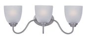Stefan Three Light Bath Vanity in Satin Nickel