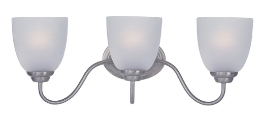 Stefan Three Light Bath Vanity in Satin Nickel