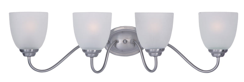 Stefan Four Light Bath Vanity in Satin Nickel