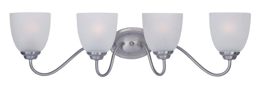 Stefan Four Light Bath Vanity in Satin Nickel