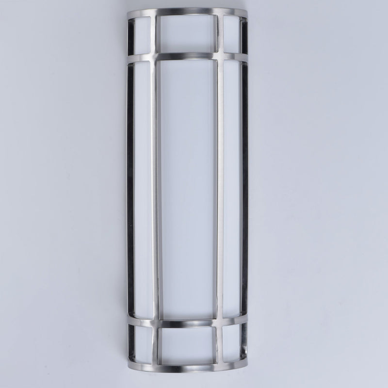 Moon Ray 18" LED Outdoor Wall Sconce in Satin Nickel