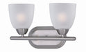 Axis Two Light Bath Vanity in Satin Nickel