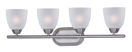 Axis Four Light Bath Vanity in Satin Nickel