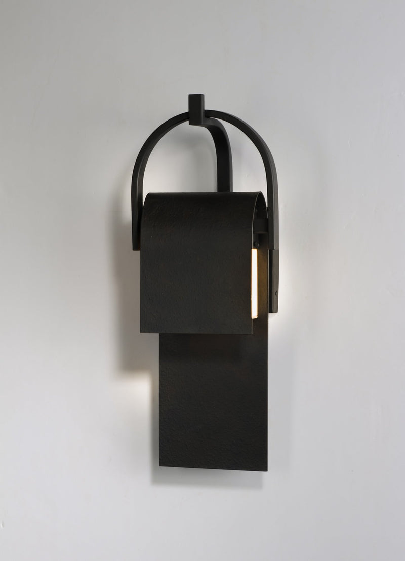 Laredo 19.5" LED Outdoor Wall Sconce in Rustic Forge