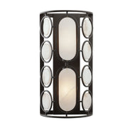 Oval Office 2-Light 19" Wall Sconce in Ironclad