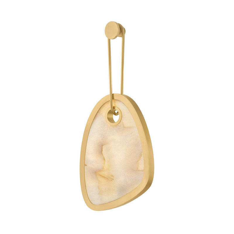 Vela Wall Sconce in Vintage Brass