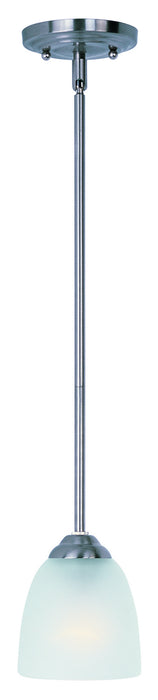 Stefan One Light Mini Pendant in Satin Nickel