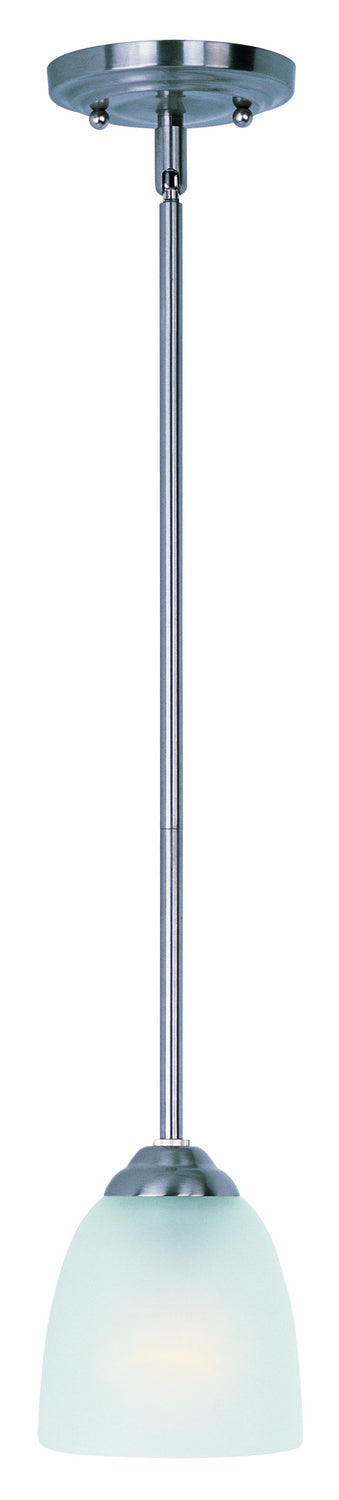Stefan One Light Mini Pendant in Satin Nickel