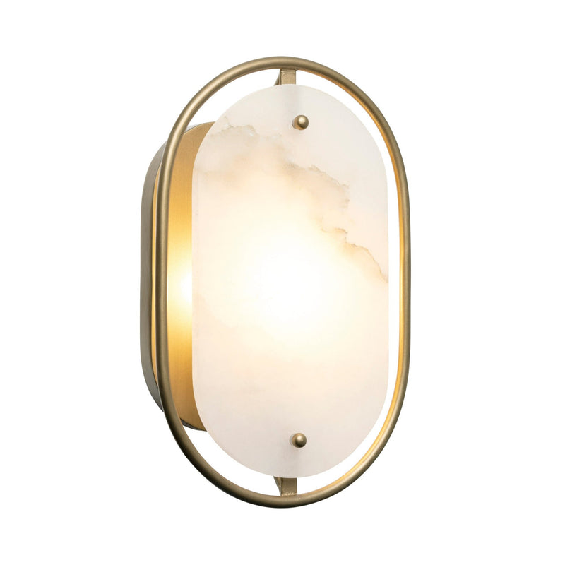 Panelist 11.63" Bath Sconce in Brass Kisser
