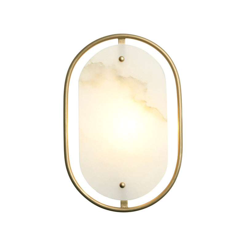 Panelist 11.63" Bath Sconce in Brass Kisser