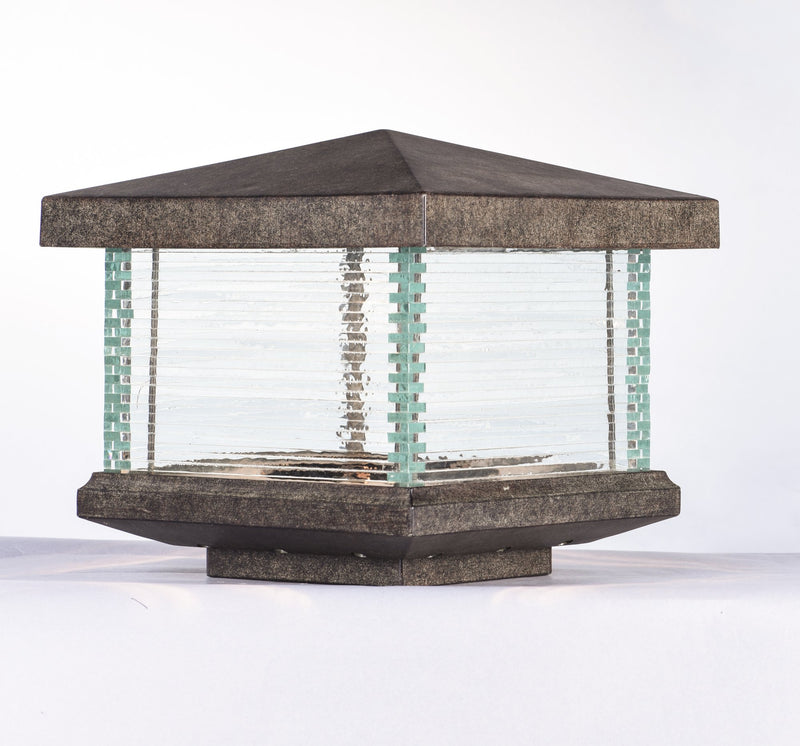 Triumph VX LED Outdoor Deck Lantern in Earth Tone