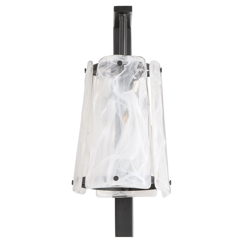 Prestige 1 Light Wall Sconce in Matte Black