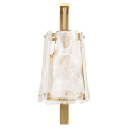Prestige 1 Light Wall Sconce in Aged Brass