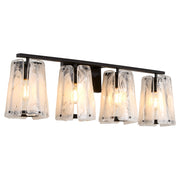Prestige 4 Light Vanity Light in Matte Black