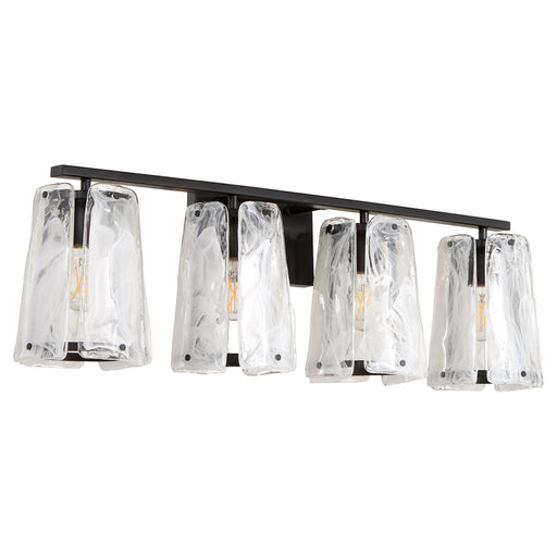 Prestige 4 Light Vanity Light in Matte Black