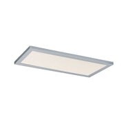 Sky 1' x 2' 5CCT LED Flush Mount in Brushed Aluminum