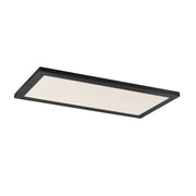 Sky 1' x 2' 5CCT LED Flush Mount in Black