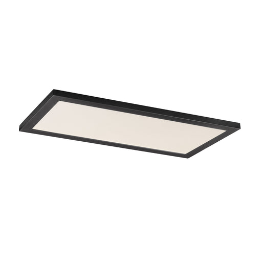Sky 1' x 2' 5CCT LED Flush Mount in Black