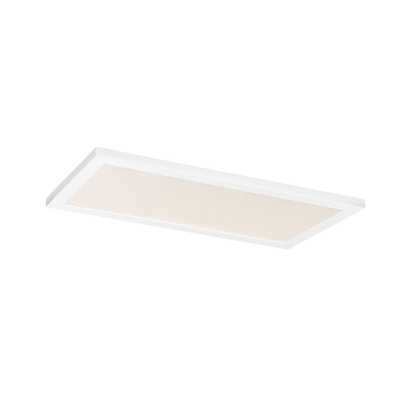 Sky 1' x 2' 5CCT LED Flush Mount in White