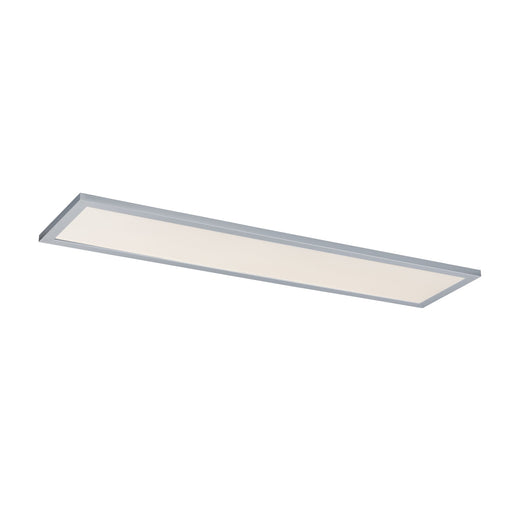Sky 1' x 4' 5CCT LED Flush Mount in Brushed Aluminum