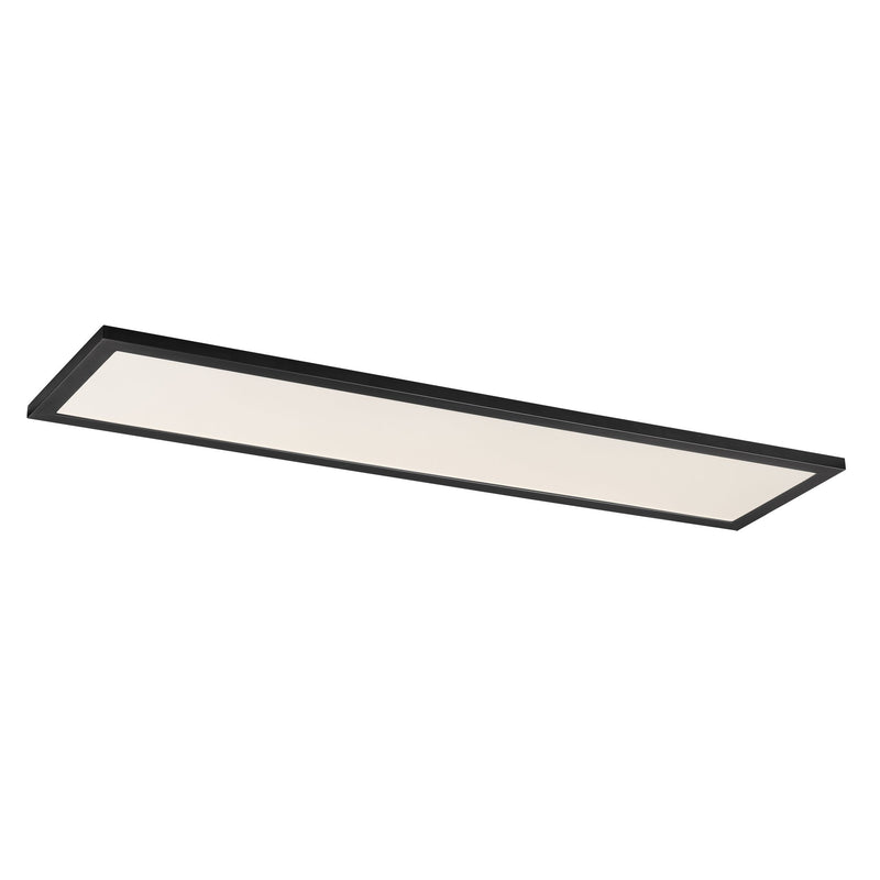 Sky 1' x 4' 5CCT LED Flush Mount in Black