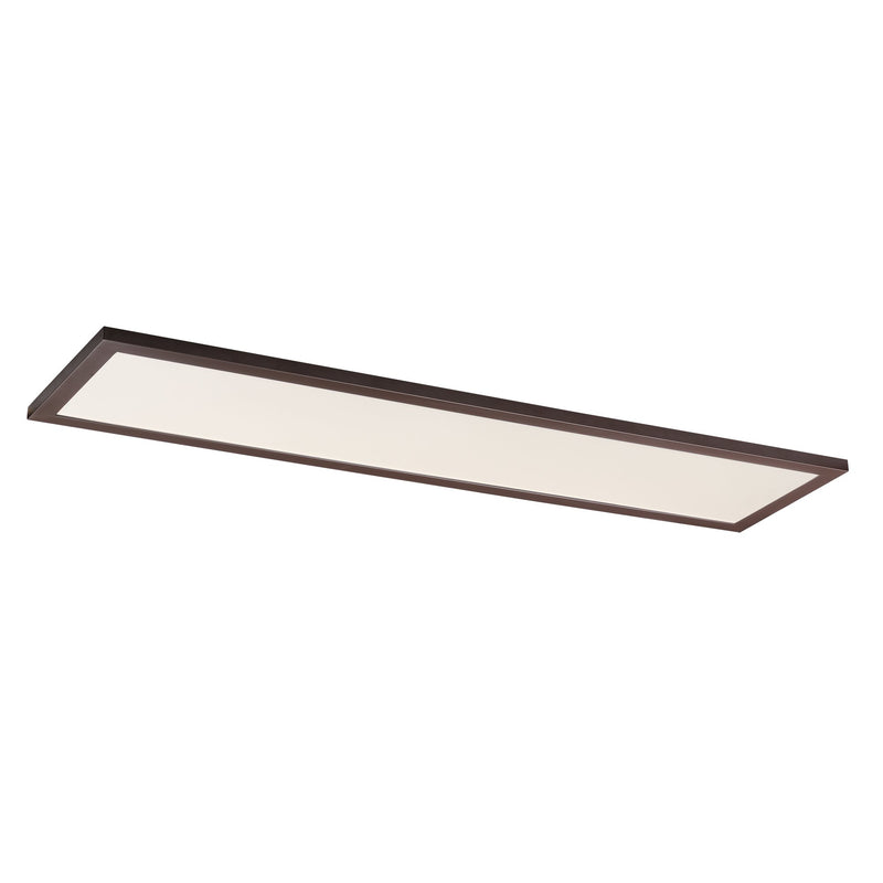 Sky 1' x 4' 5CCT LED Flush Mount in Bronze