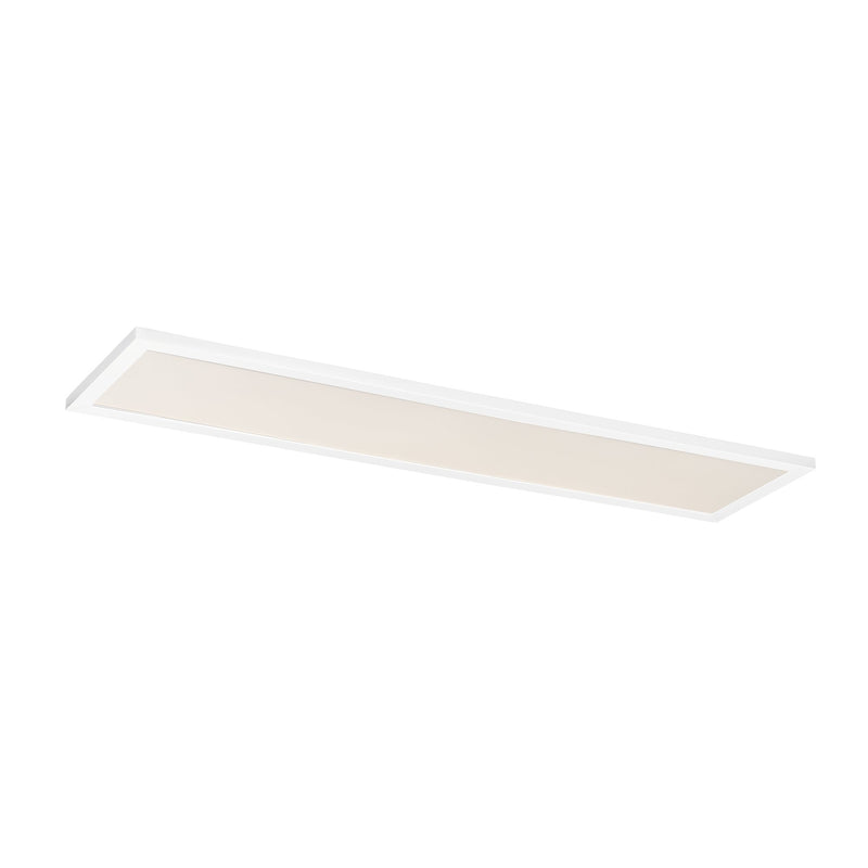 Sky 1' x 4' 5CCT LED Flush Mount in White