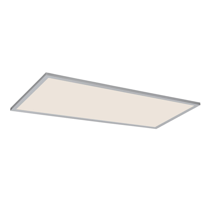 Sky 2' x 4' 5CCT LED Flush Mount in Brushed Aluminum