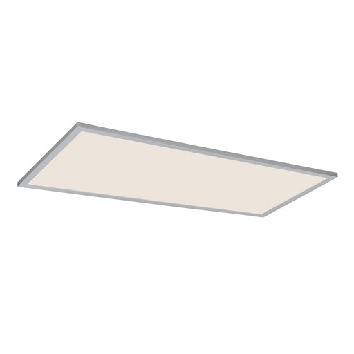 Sky 2' x 4' 5CCT LED Flush Mount in Brushed Aluminum