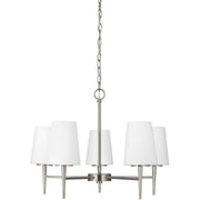 Driscoll 5-Light Chandelier in Brushed Nickel