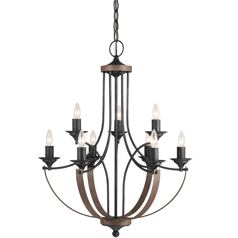 Corbeille 9-Light Chandelier in Stardust