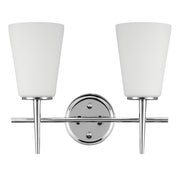 Driscoll Two Light Wall / Bath in Chrome
