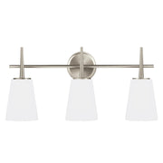 Driscoll 3-Light Bath Vanity Light in Brushed Nickel