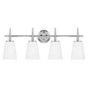 Driscoll Four Light Wall / Bath in Chrome