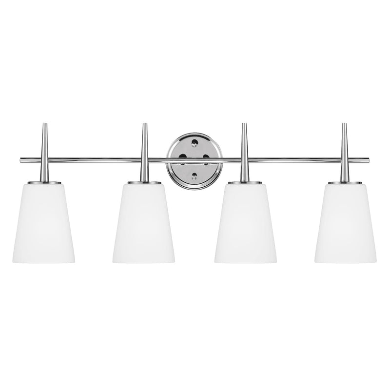 Driscoll Four Light Wall / Bath in Chrome