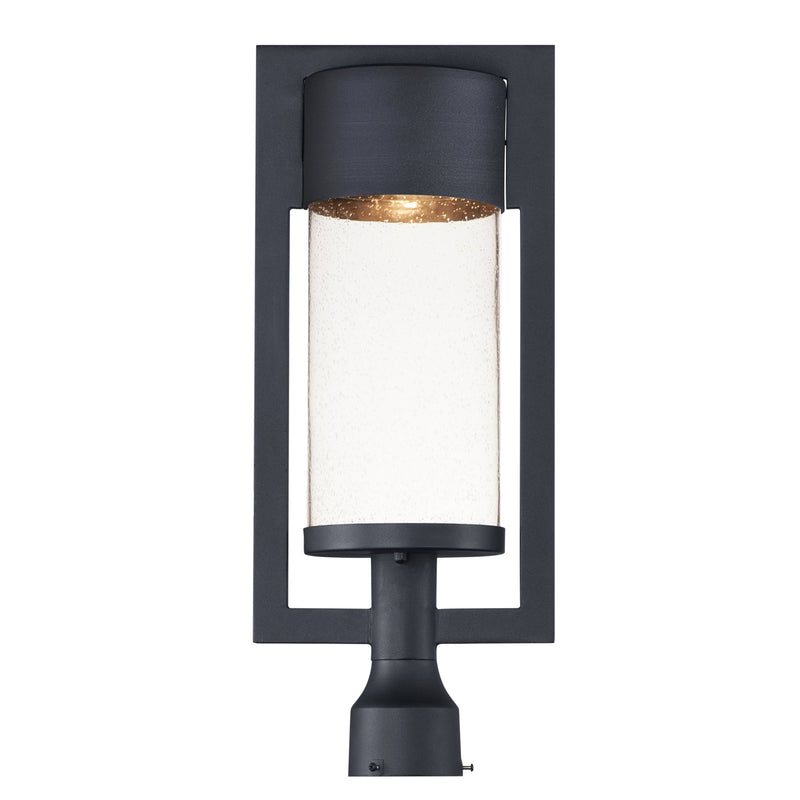 Focus LED Outdoor Post Light in Black
