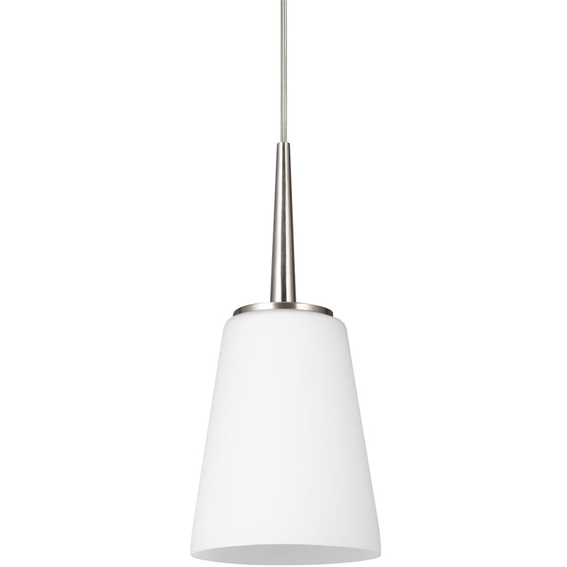 Driscoll Mini Pendant in Brushed Nickel