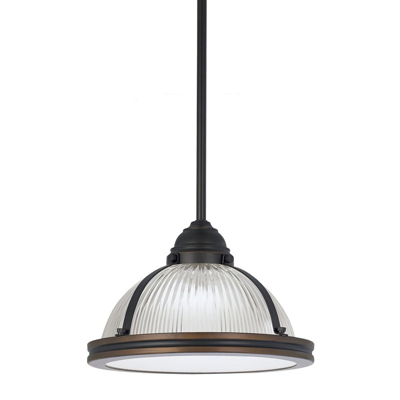 Pratt Street Prismatic Mini Pendant in Autumn Bronze