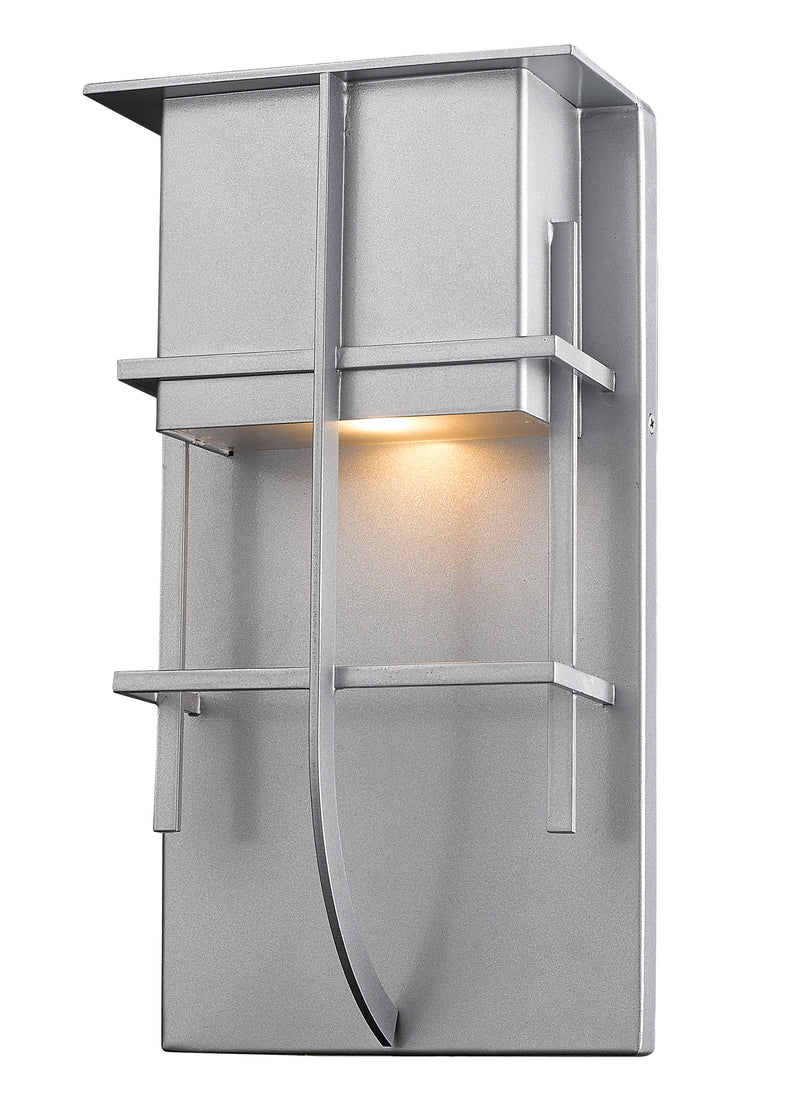 Stillwater 1 Light 10" Outdoor Wall Light in Silver