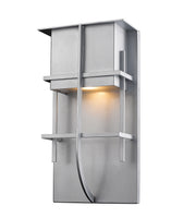 Stillwater 1 Light 7.88" Outdoor Wall Light in Silver
