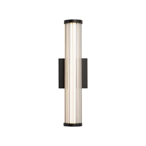 Rodara 17" LED Outdoor Wall Sconce in Matte Black